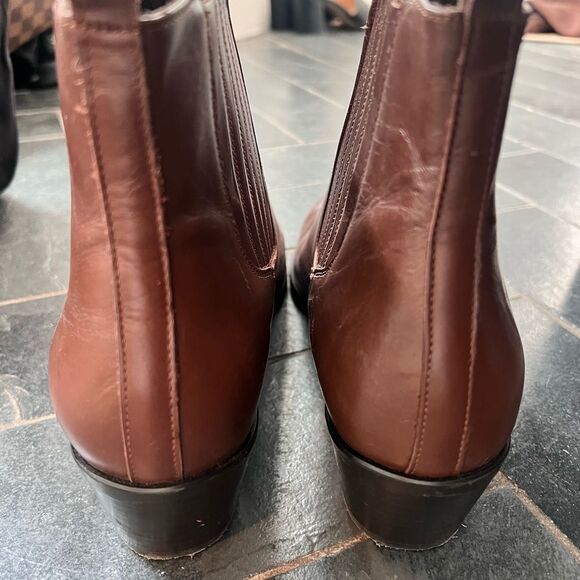 J Crew leather brown booties - Picture 8 of 8